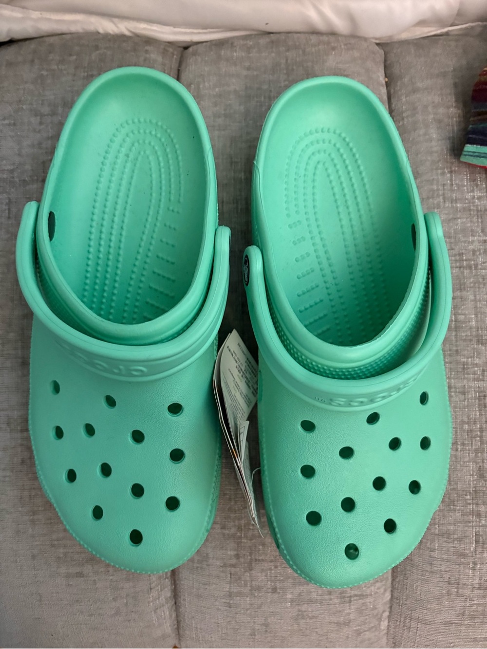 CROCS Classic Clog in Mint Green